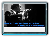 Quantz, Flute Concerto in C minor. Flautista Jean-Pierre Rampal